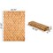 Basicwise Foldable Bamboo Bath Mat Natural Anti-Slip Rug, Flooring Solution for Stylish Bathroom, Vanity Decor QI004613 - alternate 2